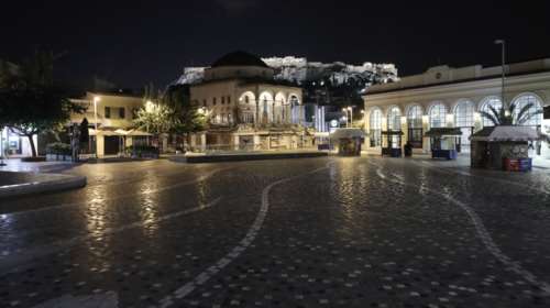 Απαγόρευση κυκλοφορίας: Ερήμωσαν οι δρόμοι σε Αθήνα και Θεσσαλονίκη - Πρωτόγνωρες εικόνες