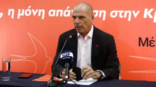 Ο Βαρουφάκης ζητά δημοψήφισμα για την κατάργηση ή όχι του Χρηματιστηρίου Ενέργειας