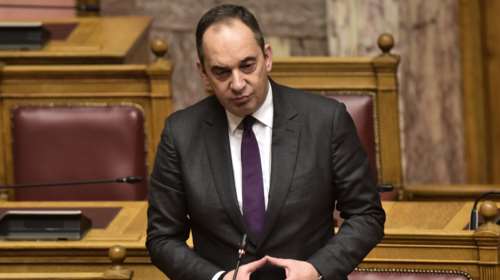 Γιάννης Πλακιωτάκης: Έστειλε την ομιλία του για τον προϋπολογισμό από τον &quot;Ευαγγελισμό&quot;