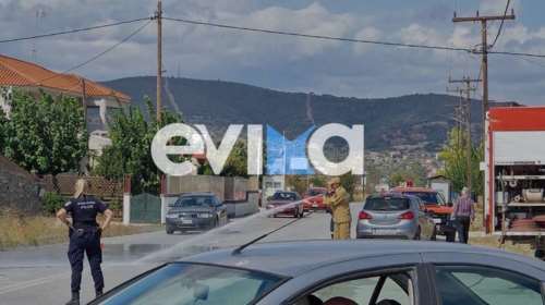 Τροχαίο ατύχημα στην Εύβοια: Αγροτικό συγκρούστηκε με ΙΧ και κατέληξε σε χωράφι - Γέμισε με λάδια ο δρόμος [εικόνες]