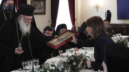 Κατερίνα Σακελλαροπούλου: &quot;Ο δεσμός με τον άλλον είναι η πολύτιμη παρακαταθήκη της Ορθοδοξίας μας&quot;