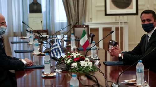 Εξέλιξη ιστορικής σημασίας - Δένδιας και Ντι Μάιο υπέγραψαν την οριοθέτηση της ΑΟΖ Ελλάδας - Ιταλίας