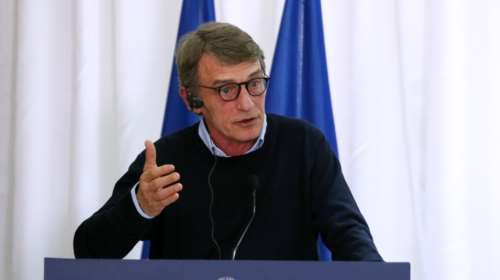 Στρασβούργο: Στο νοσοκομείο ο Σασόλι - Νοσηλεύεται με πνευμονία ο πρόεδρος του Ευρωπαϊκού Κοινοβουλίου