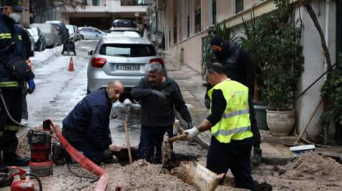 Παγκράτι - Διαρροή φυσικού αερίου: Αποκαταστάθηκε πλήρως η βλάβη