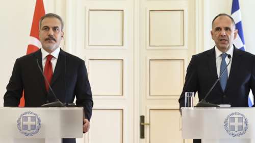 Γεραπετρίτης: Στόχος να φέρουμε πιο κοντά τους δύο λαούς -Φιντάν: Την αιώνια γειτονιά μας, να την κάνουμε αιώνια φιλία