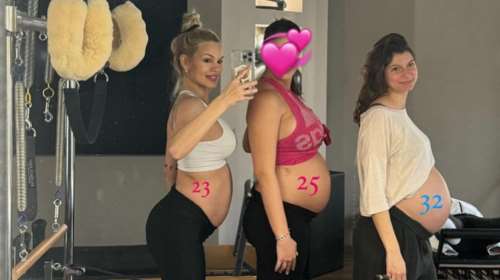 Στον έκτο μήνα της εγκυμοσύνης της η Βίκυ Κάβουρα - Γυμνάζεται και δείχνει τη φουσκωμένη κοιλίτσα της [φωτογραφίες]