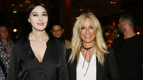 Όταν η Άννα γνώρισε τη Μόνικα: Η φωτογραφία Βίσση - Μπελούτσι χέρι - χέρι μετά την παράσταση