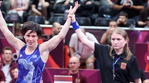 Ευρωπαϊκό Πρωτάθλημα Πάλης: Η Μαρία Πρεβολαράκη κατέκτησε το πρώτο χρυσό μετάλλιο στην καριέρα της - Λύγισε στον Εθνικό Ύμνο [βίντεο]