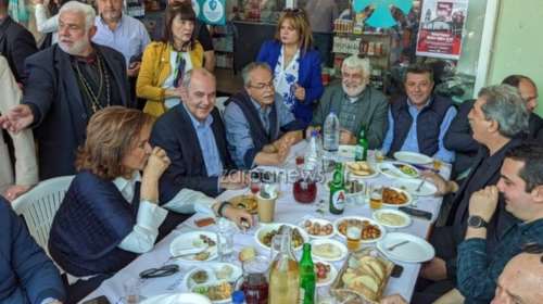 Γιατί Μπακογιάννη και Πολάκης έφαγαν μαζί στα Χανιά - Ποιοι άλλοι ήταν στο τραπέζι [εικόνες]