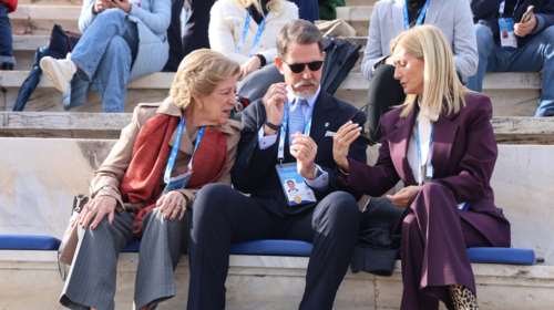 Μαρί Σαντάλ: Οικογενειακώς στο Καλλιμάρμαρο - Στην τελετή παράδοσης της Ολυμπιακής Φλόγας