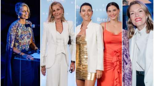 Το δείπνο της Τατιάνας Μπλάτνικ: Η οσκαρική εμφάνιση με Mary Katrantzou, η αριστοκρατική μαμά της και οι καλεσμένες της