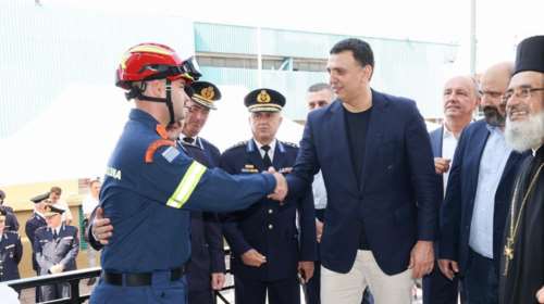 Κικίλιας: Προσλήψεις δασοκομάντος και φέτος - Αναβαθμίζεται η εκπαίδευση των πυροσβεστών