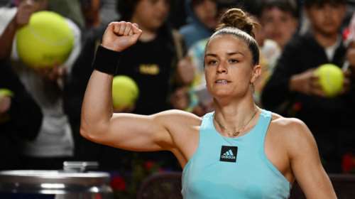 Μαρία Σάκκαρη: Μεγάλη πρόκριση στους &quot;8&quot; του Italian Open με &quot;καθαρή&quot; νίκη επί της Κόκο Γκοφ [βίντεο]