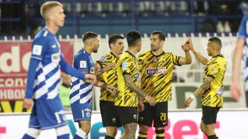 Superleague: Πέρασε από το Περιστέρι η ΑΕΚ και πάτησε κορυφή - 1-0 τον αδιάφορο Ατρόμητο