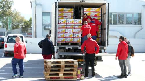 Έβρος: Αποστολή τροφίμων και συπληρωμάτων διατροφής από Ολυμπιακό και Γιαννακόπουλο