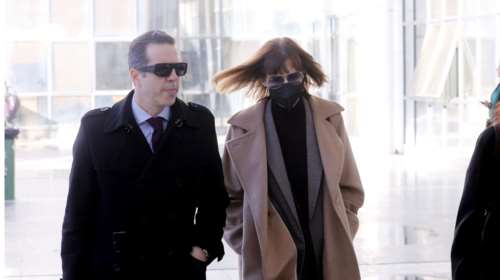 Δίκη Φιλιππίδη: Στο δικαστήριο η Κάτια Δανδουλάκη - Καταθέτει ως μάρτυρας [εικόνες]