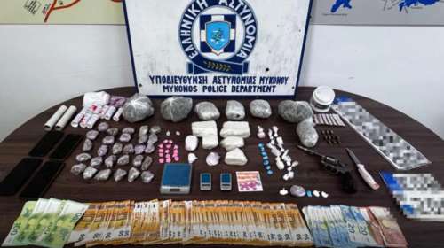 Μύκονος: Νέο χτύπημα στη διακίνηση ναρκωτικών - Εξαρθρώθηκε συμμορία με ροζ κοκαϊνη, χάπια και κάνναβη