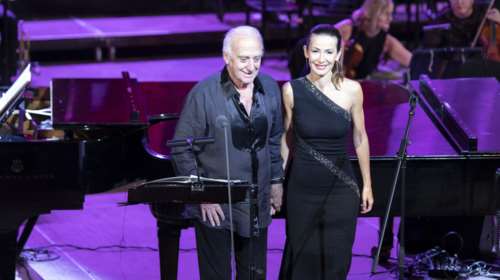 Γιώργος Χατζηνάσιος: Η συγκινητική στιγμή με την κόρη του, Μαργαρίτα, στη μεγάλη συναυλία στο Ηρώδειο