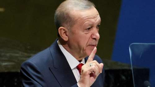 Ο Ερντογάν τα ξαναβάζει με τις ΗΠΑ: &quot;Ρε συ Αμερική... Τι δουλειά έχεις στην Παλαιστίνη και στέλνεις αεροπλανοφόρο;&quot;