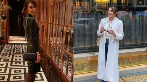Τατιάνα Στεφανίδου: Με άψογο στυλ στο γιορτινό Λονδίνο - Το δερμάτινο φόρεμα και η Chanel τσάντα