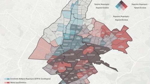 Ο χάρτης της τουριστικής ικανότητας της Αθήνας: Ποιες περιοχές είναι οι πιο επιβαρυμένες και ποιες αρχίζουν να πιέζονται