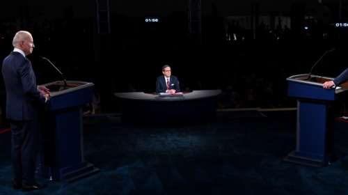 Με βαριές κουβέντες το πρώτο ντιμπέιτ Τραμπ - Μπάιντεν: &quot;Είσαι καραγκιόζης&quot; - &quot;Θα σκάσεις επιτέλους;&quot;