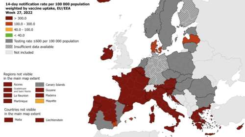 Κορονοϊός - ECDC: Ξανά στο &quot;βαθύ κόκκινο&quot; η Ελλάδα - Μεγάλη ανησυχία για τη νέα μετάλλαξη &quot;Κένταυρος&quot;
