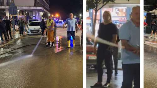 Επεισόδιο με τον Αχιλλέα Μπέο: Έβρεξε με μάνικα πολίτη που βρισκόταν έξω από το εκλογικό κέντρο αντιπάλου του [βίντεο]