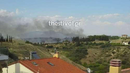 Τρίλοφος Θεσσαλονίκης: Υπό έλεγχο η φωτιά που ξέσπασε νωρίτερα [βίντεο]
