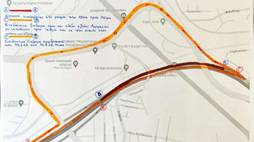 Οι δύο εναλλακτικές διαδρομές για την κυκλοφορία στην Εθνική Αθηνών - Κορίνθου [χάρτης]