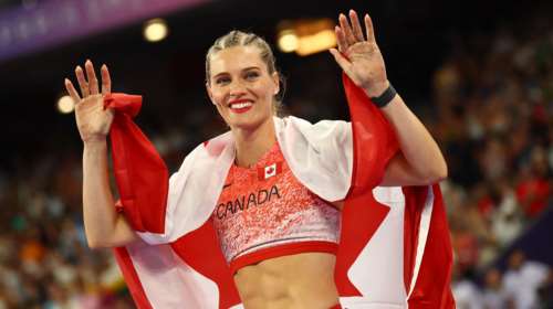 Ολυμπιακοί Αγώνες 2024: Τρέλανε τον κόσμο η Καναδή Αλίσα Νιούμαν που γιόρτασε το χάλκινο στο επί κοντώ με... twerking [βίντεο]
