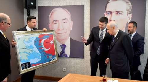 Σιγή ιχθύος από την Άγκυρα για τον προκλητικό χάρτη Μπαχτσελί με την... τουρκική Κρήτη - Η απάντηση της Αθήνας [βίντεο]