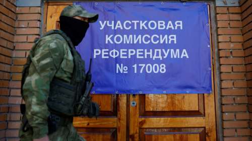 Υπό την απειλή όπλου ολοκληρώνονται τα &quot;ψευδοδημοψηφίσματα&quot; στην Ουκρανία - Τι θα ακολουθήσει - Έρχονται κυρώσεις από την Ε.Ε.