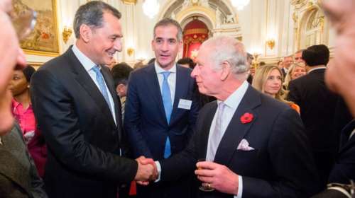 Energean: O Μαθιός Ρήγας με τον Βασιλιά Κάρολο πριν από τη διάσκεψη για το κλίμα COP 27