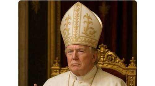 Το τερμάτισε ο Ντόναλντ Τραμπ: Επέλεξε τον εαυτό του για επόμενο Πάπα - Η viral φωτογραφία που ανέβασε