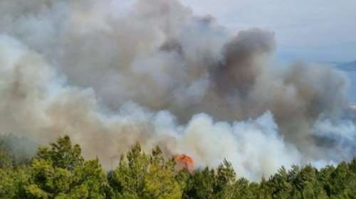 Ανεξέλεγκτη φωτιά στη Σάμο - Εκκενώθηκε οικισμός [εικόνες]