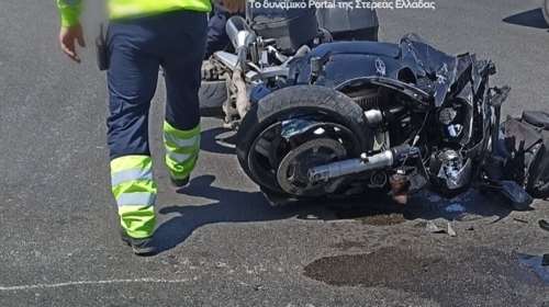 Τροχαίο στον Μπράλο: Σμπαράλια μηχανή μετά από σύγκρουση με ΙΧ - Τραυματίστηκε ο 69χρονος αναβάτης [εικόνες]