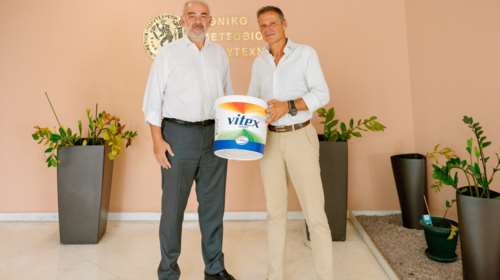 Η VITEX Α.Ε. στηρίζει το Εθνικό Μετσόβιο Πολυτεχνείο με χορηγία υλικών