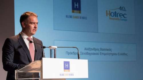 Βασιλικός: Πληρότητα 22% στα ξενοδοχεία - Μεγάλες και μη αναστρέψιμες οι απώλειες στον τουρισμό