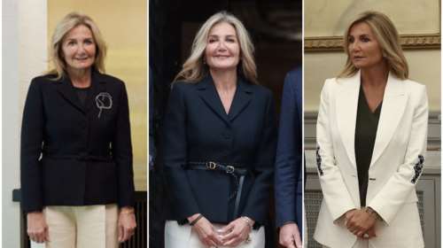 Λευκή παντελόνα το χειμώνα: Η Μαρέβα Μητσοτάκη με το ίδιο look σε δύο επίσημες εμφανίσεις και όχι μόνο