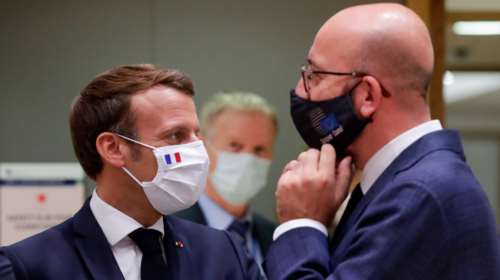 Σύνοδος Κορυφής: Πανηγυρικές δηλώσεις Μισέλ και Μακρόν - &quot;Ιστορική ημέρα, η συμφωνία αφορά πολύ περισσότερα πράγματα από τα χρήματα&quot;