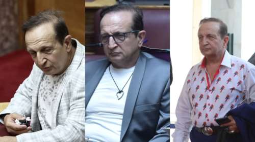 Ολες του Μπιμπίλα οι ιδιαίτερες ενδυμασίες στη Βουλή: Μακό, παπαγάλοι, λαμέ και... σχεδιάκια [εικόνες]