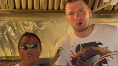 Λούκα Ντόντσιτς: Επισκέφτηκε το εστιατόριο του Νουσρέτ στη Μύκονο [βίντεο]