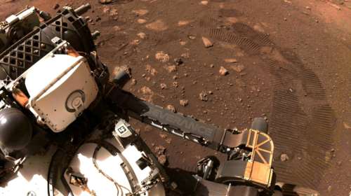 Εμπρός... Mars: Το ρόβερ Perseverance της NASA έκανε τα πρώτα του 6,5 μέτρα στον Άρη