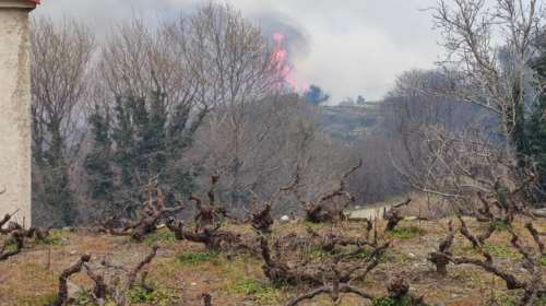 Επιμένει η φωτιά στη Σάμο για δεύτερη ημέρα - Καλύτερη η εικόνα, μάχη σε ένα μόνο μέτωπο