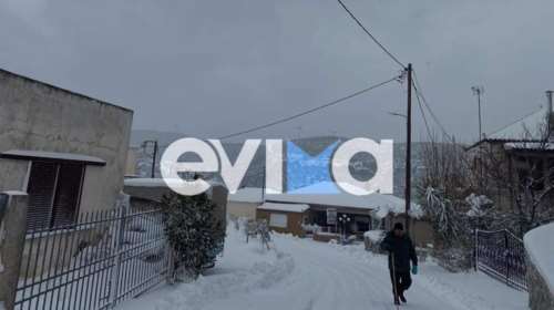 Εύβοια - Κακοκαιρία &quot;Ελπίς&quot;: Χωρίς ρεύμα έξι χωριά - Απροσπέλαστοι δρόμοι, αποκλεισμένοι οικισμοί