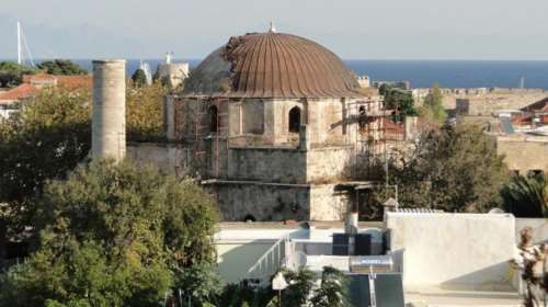 Αποκαθίσταται το τέμενος Ρετζέπ Πασά, στη Μεσαιωνική Πόλη της Ρόδου [εικόνες]