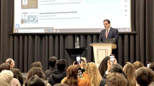 Πιερρακάκης: Συναντήσεις στο Λονδίνο για θέματα ψηφιοποίησης του κράτους - Μίλησε στο UCL και στο King&#39;s College