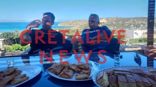 Κασσελάκης και Αποστολάκης πήγαν στη Γαύδο με φουσκωτό: Τους υποδέχτηκαν με ρακή και μεζέδες [εικόνες]