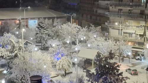 Ντύθηκε στα &quot;λευκά&quot; η Βόρεια Ελλάδα: Εντυπωσιακές εικόνες από Φλώρινα, Κοζάνη και Πτολεμαΐδα - Προβλήματα στην Ήπειρο